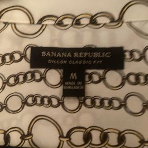 Gold chain Dillon Classic fit blouse